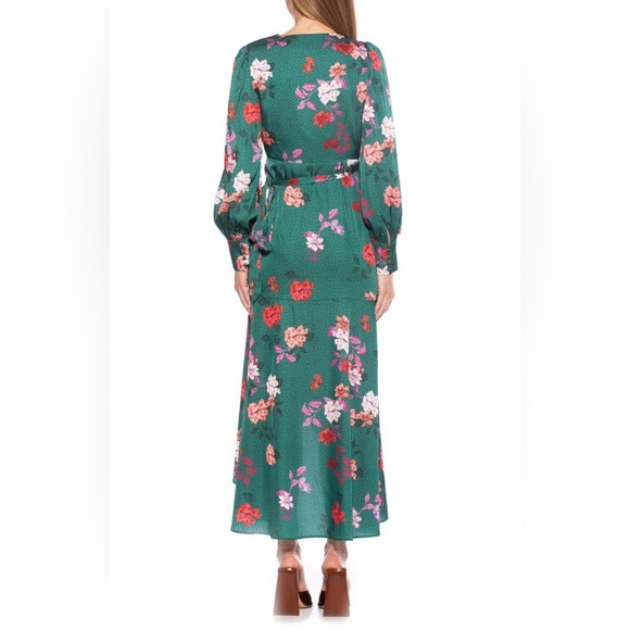 ALEXIA ADMOR $245 (minor flaws) Tala Wrap Maxi Dress size 4 - Picture 2 of 7